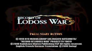 Record of Lodoss War  Dreamcast  Gameplay [upl. by Dorolice894]