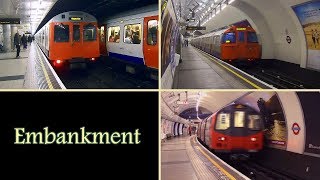 Embankment Tube station  London Underground [upl. by Bertold]