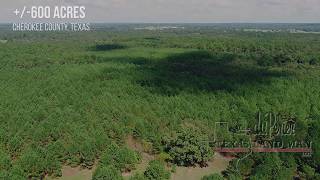 600 Acres Cherokee County  Duperier Texas Land Man [upl. by Carlin]