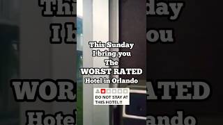 I stayed at the WORST RATED HOTEL IN ORLANDO [upl. by Suoicerp]