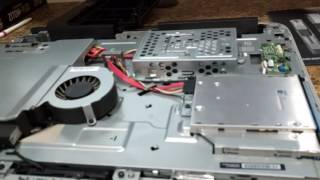 HP Pavilion AllInOne Desktop Hard Drive Replacement [upl. by Orteip]