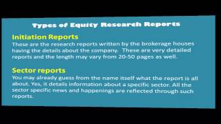 write equity research report [upl. by Erlewine884]