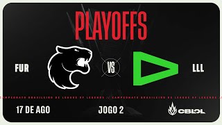 CBLOL 2024 2ª Etapa  Playoffs  Md5  LOUD x FURIA  Jogo 2 [upl. by Ardnasil397]