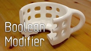 Blender Boolean Modifier Experiment  Blender Cycles Render  Zeitfreund [upl. by Ziom]