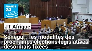 Sénégal  les modalités des prochaines élections législatives désormais fixées • FRANCE 24 [upl. by Connell]