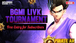 Day 1  Livik Tournament Customs 🔥 BGMI Live Custom Rooms😍 BGMI Live Custom Rooms 🔥 😍 [upl. by Bahner]