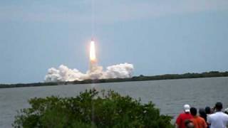 STS125 Atlantis Shuttle Launch  Banana Creek Viewing Site [upl. by Kcirdef]