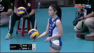 UAAP 78 WV  ADMU vs DLSU Round 2 Longest rally of the match [upl. by Voss492]