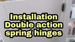 Double action Spring hinges [upl. by Lav]