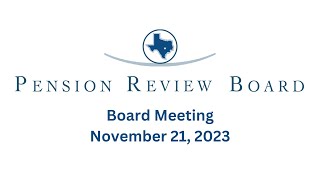 November 21 2023 PRB Board Meeting [upl. by Mohl67]