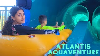 Atlantis Aquaventure Water Park in Dubai  Family Fun Trip [upl. by Kain]