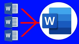 How To Merge One Word Document To Another Word Document [upl. by Hako536]