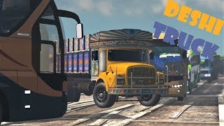 ETS2 TATA 1613 Deshi Truck Mod Showcase Drivable [upl. by Anined]