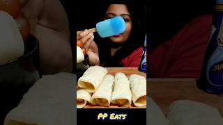 Eating Patishapta amp Icecream shorts ppeats icecream asmr foryou [upl. by Burkle]