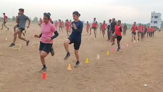 Police Bharti Workout Sahyadri Career Academy Baramati [upl. by Nevuer72]