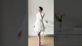 White Long Sleeve Short Dress  White Special Occasion Dresses Wholesale [upl. by Lareneg]