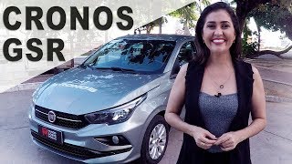 Fiat Cronos 13 GSR 2019 com Giu Brandão [upl. by Holmen]