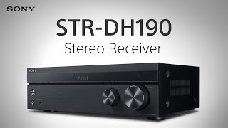 Sony STRDH190 Stereo Receiver [upl. by Labinnah]