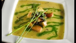 Corn Chowder With Chive Oil [upl. by Cartwell]