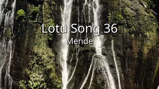 Mende  Lotu Song 36 sim [upl. by Tanah]