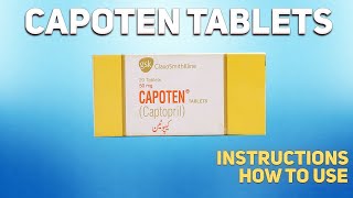 Capoten tablets how to use Uses Dosage Side Effects Contraindications [upl. by Atalaya]