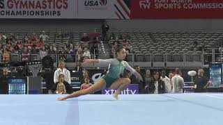 Brooke Pierson  Floor Exercise  2024 Xfinity US Championships  Women Session 1 Day 2 [upl. by Maller796]