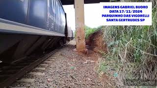 GE ES44ACi Rumo 2559 Passando Carregado Em Santa Gertrudes SP [upl. by Schroer191]