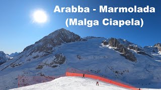 Arabba  Marmolada Malga Ciapela Dolomites [upl. by Lilah336]