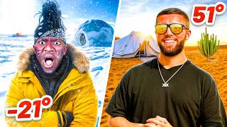 SIDEMEN EXTREME HOT VS COLD CAMPING [upl. by Nivrem287]