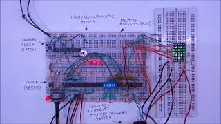 Pilotaggio display a matrice con tecnica del multiplexing usando solo componenti discreti [upl. by Piselli]