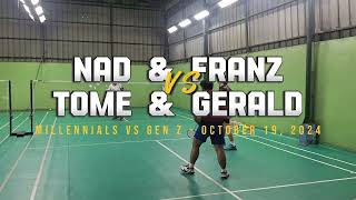 Millennials vs Gen Z Fun Games  October 19 2024  VCBC  Nad amp Franz vs Tome amp Gerald [upl. by Einamrej230]