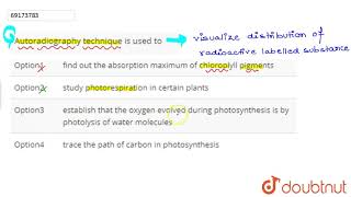 Autoradiography technique is used to [upl. by Samau754]