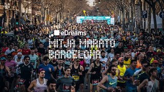 eDreams MITJA MARATÓ BCN 2023  AFTERMOVIE [upl. by Dyoll]