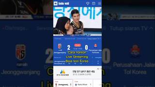 Cara Nonton Live Streaming Bola voly Korea [upl. by Necyla]