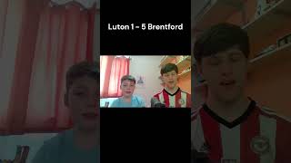 Brentford FC 5  1 Luton A 2324 football premierleague brentfordfc brentford lutontownfc [upl. by Oruam]