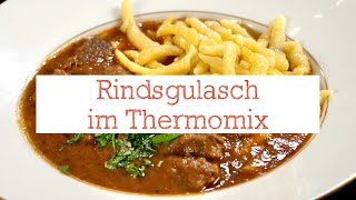 Rindsgulasch im Thermomix [upl. by Ely]