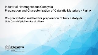 PREPARATION METHODS – Coprecipitation method Lidia Castoldi [upl. by Yerffoj742]