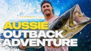 Aussie Outback Adventure 🌅  Surfing amp Fishing in NW Australia’s Remote Coastline [upl. by Mcguire]