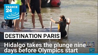 Mayor of Paris takes the plunge nine days before Olympics start • FRANCE 24 English [upl. by Skye427]