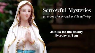 Rosary  Sorrowful Mysteries  Prayer  04 September 2024 [upl. by Vinay]