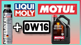 Liqui Moly CERATEC  Motul 0w16 prueba de viscosidad [upl. by Demetri]