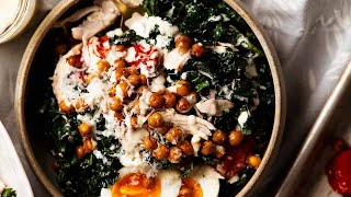 The most AMAZING Chicken Kale Salad [upl. by Repard]