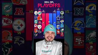 FILLING OUT A 2024 NFL PLAYOFFS BRACKET [upl. by Shandra]