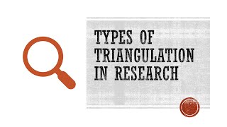 Types of Triangulation in Research [upl. by Beaufort]