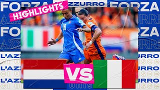 Highlights Paesi BassiItalia 00  Femminile  Qualificazioni Women’s EURO 2025 [upl. by Izaak]