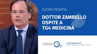 TG4 MEDICINA e ozono RX guidato intervista al Dott Zambello Dir Sanitario Clinica O3 [upl. by Dannel726]