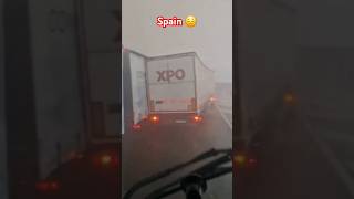 😔 Spain truck lkw camion routier ap7 Spain valencia tsunami [upl. by Yereffej]