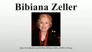 Bibiana Zeller [upl. by Ajay]