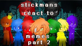 stickmans react to memes part 2 \\avm\\  victim [upl. by Onibla515]