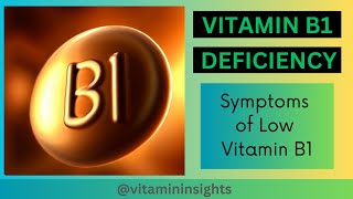 Vitamin B1 Deficiency How to Spot the Signs and Symptoms [upl. by Aytak774]